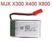 Lipo accu 3,7 V 750 mAh  voor oa MJX X300 X400 X800