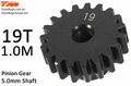 Tandwiel-KF6602-19-Material:-Stahl-Pitch:-Modul-1-Pinion-Gear-1.0M--5mm-Shaft--Steel--19T