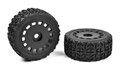 C-00180-613-Team-Corally-Off-Road-1-8-Truggy-banden-Tracer-gelijmd-op-zwarte-velgen-1-paar