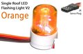 RC verlichting  zwaailamp oranje  8737O